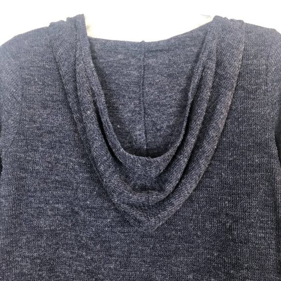 Rewind Crochet Boho Chic Minimalist Hooded Pullover Womens Sweater Size Small - Picture 7 of 12